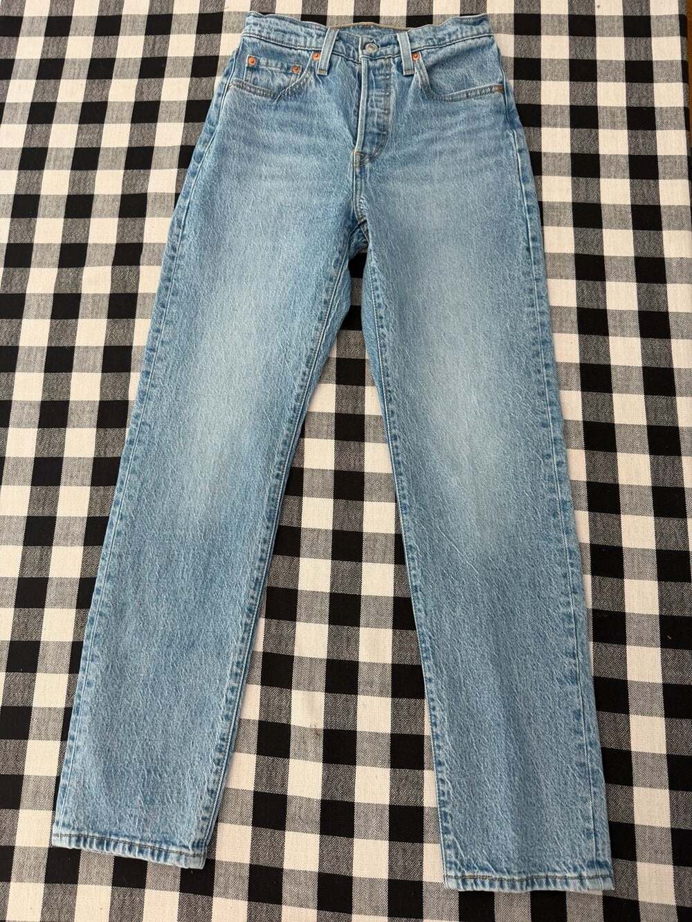 Levi's Premium 501 Button Fly Straight Leg Jeans
